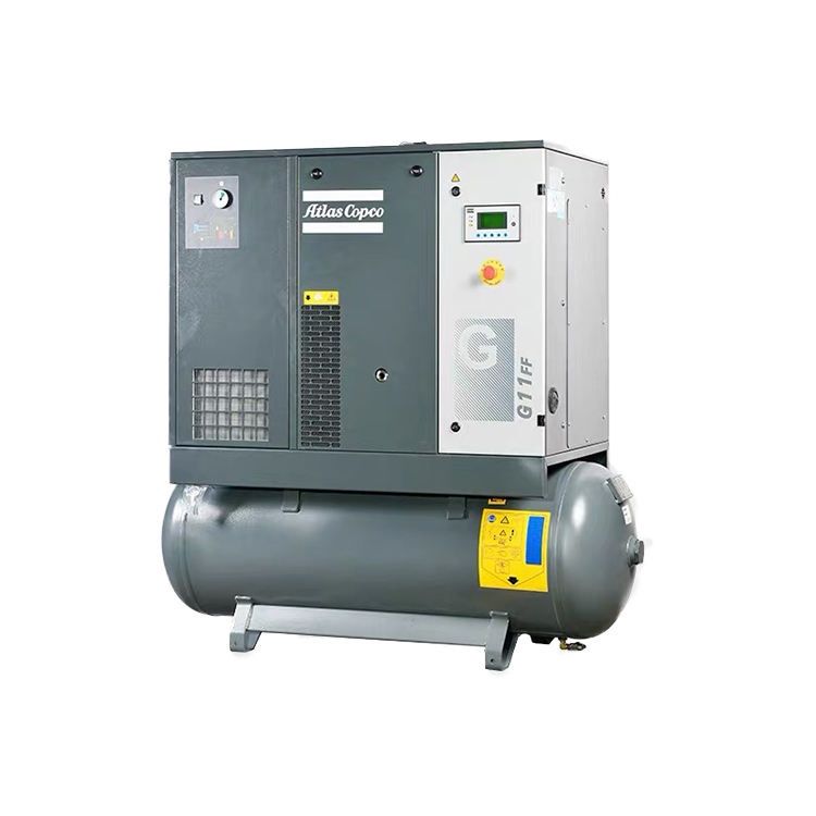 Atlas Copco Déantúsaíocht Soláthraithe Comhbhrúiteora Scriú Aeir le Aeir Tirim