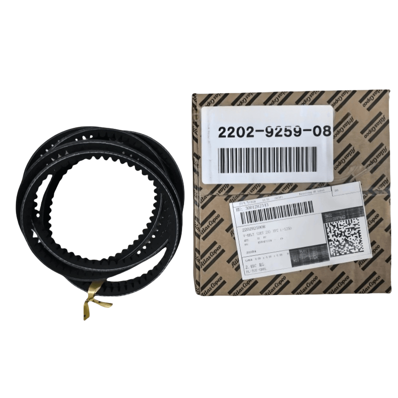 2202925908 ATLAS COPCO V-Belt (Socraigh 2x) XPZ L = 1250 AC le haghaidh Comhbhrúiteoir Scriú Instealladh Ola Bunaidh