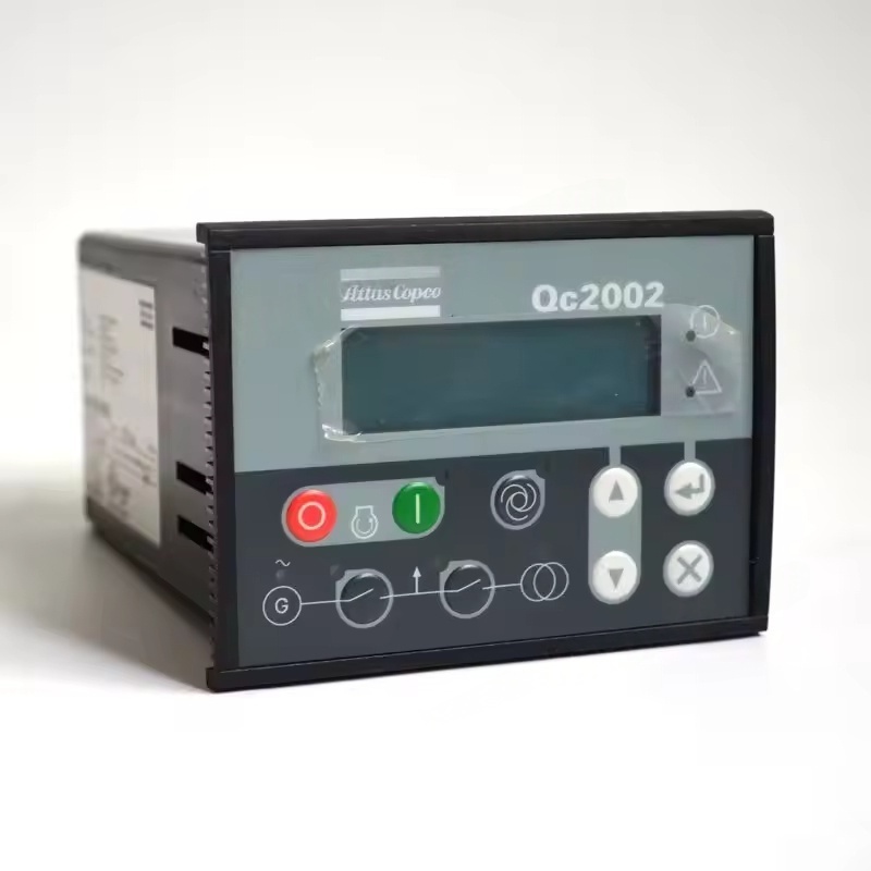 1604942003 Painéal Rialaithe Comhbhrúiteora Aer Atlas Copco QC2002 Bunaidh