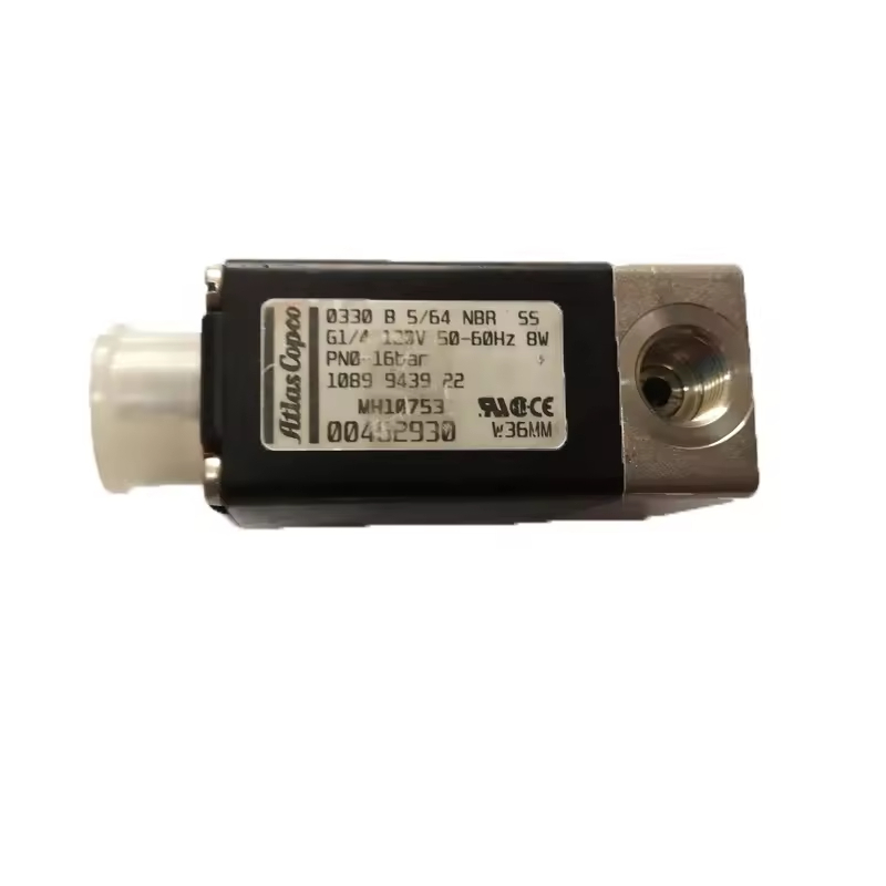 Páirteanna spártha Comhbhrúiteoir Aeir Saor ó Ola Comhla Solenoid le haghaidh Atlas Copco 1089943922