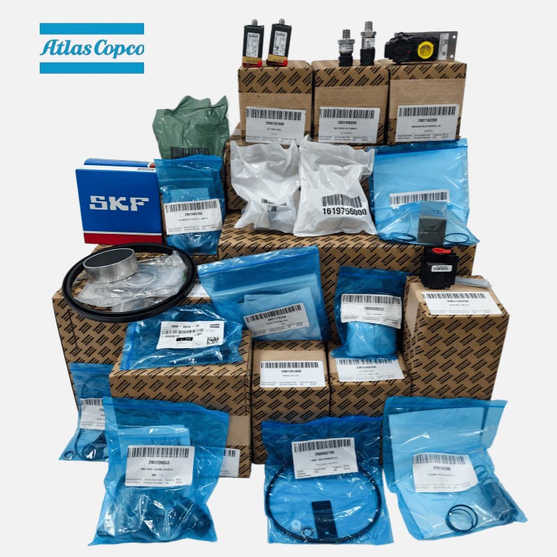 Atlas Copco Comhbhrúiteoir Aeir Páirteanna breise Scagaire Ola Bunaidh Scagaire Aeir Braiteoir Brú Comhla Solenoid Kit Seirbhíse Comhla Scagaire