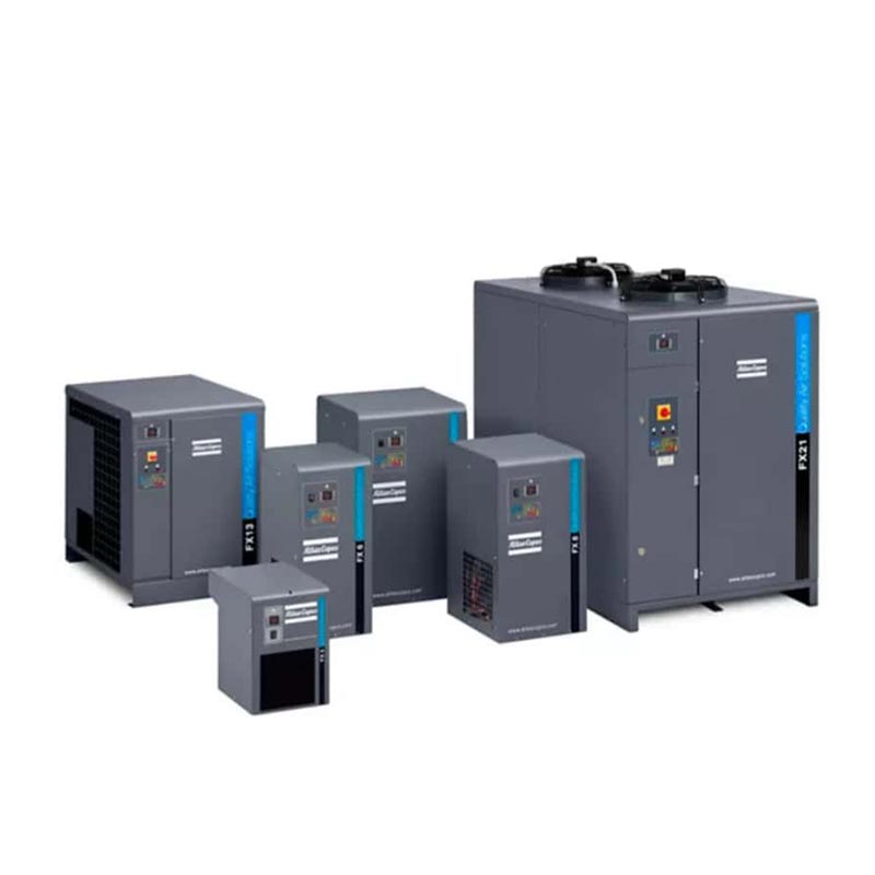 Atlas Copco F285 Triomadóir Aeir Cuisneáin 17.1 M3 in aghaidh an nóiméid Fíor-Thriomadóir Aeir Comhbhrúite Tionsclaíoch 16Bar