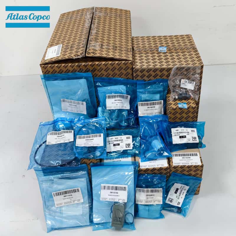 Atlas Copco Comhbhrúiteoir Aeir Fíor Bunaidh Páirteanna breise Deighilteoir Ola Comhla Scagaire Díluchtaithe Kit Seirbhíse Braiteoir Drain EWD