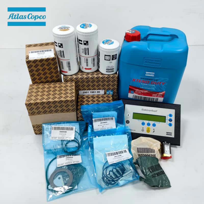 Páirteanna breise Atlas Copco Fíor Bunaidh 2906074100 2906074300 2906080000 2906081400 2906080200 2906081500 Páirteanna Comhbhrúiteora