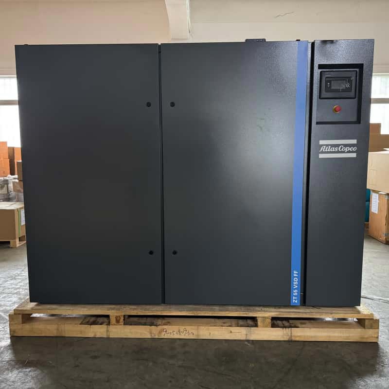 Atlas Copco ZT55 VSD FF | Comhbhrúiteoir Aeir Gan Ola 55kW do Thionscal Bia Cógaisíochta Aicme 0